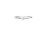 a close up of a diamond ring on a white background