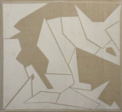 Jacques JOOS (1945-2021), "Abstraction géométrique", huile s…