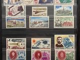 a picture of a display case with stamps on it