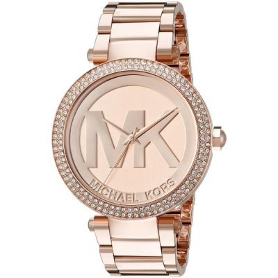 Montre Michael Korsch pour femme à bracelet en acier inoxydable couleur or rose