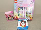 a box of legos and a box of books on the table