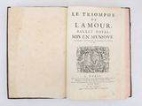 an open book with a picture of a man and a woman on it