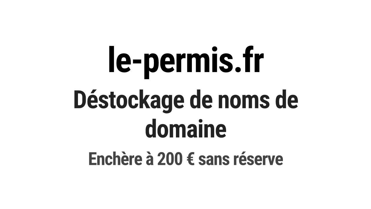 Destockage & Invendus