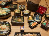 a lot of small decorative items on the table