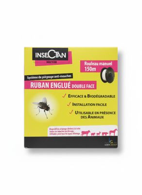 INSECTAN - Ce ruban englué manuel mesure 150 mètres et possè…
