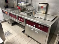 1 ligne de cuisson CHARVET 1 module 2 feux, 1 cuiseur à pate…