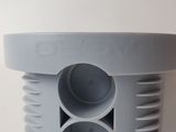a plastic cup holder with two cups inside of it