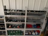 a shelf with many different types of tools on it