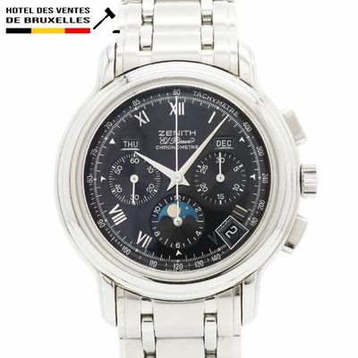 une image d'un gros plan d'une montre-bracelet avec des chiffres romains