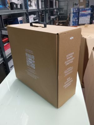 a box that is sitting on a table in a room