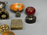 a lot of different items that are sitting on a table