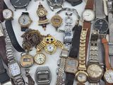 many different types of watches on the table