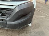 a close up of the front bumper of a truck