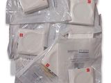a lot of white items that are in the bag