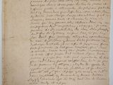 un vieux bout de papier sur lequel figurent des notes manuscrites