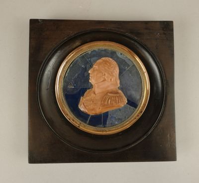 GAYRARD?. Ecole française du XIXème siècle. Profil à la cire…