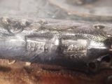 a close up of a metal object on a table