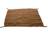an image of a brown rug on a white background