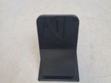 a black chair that is sitting on the floor