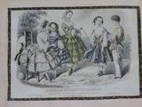 an old print of a group of people dressed in fancy clothing