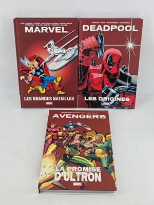 two marvel comics books on a white background