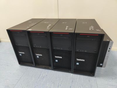 4 unités centrales LENOVO ThinkStation P320 + unité centrale…