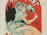 a poster for peppermint, a french soda company