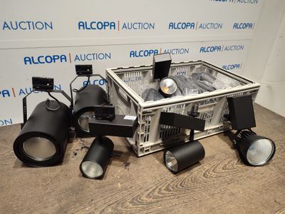 Interlight - 15 Spots Rail Noirs…