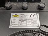 a close up of a machine with a label on it