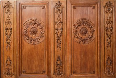 Importante Boiserie EN Provenance DE L'HÔTel DE Gramont