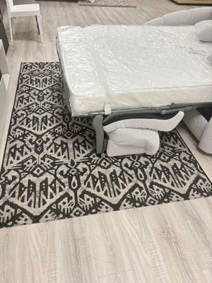 Tapis noir et gris - Photo 1