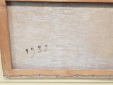 an image of a close up of a painting on a wall