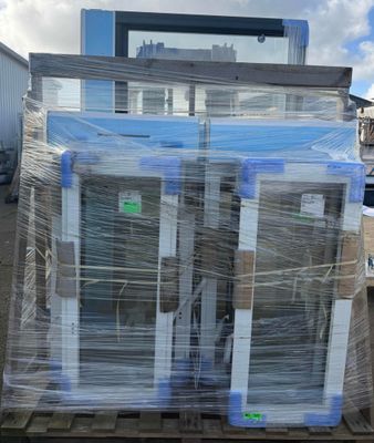 a pallet with a bunch of boxes on it