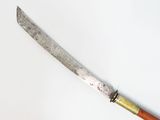 a knife that is sitting on a table