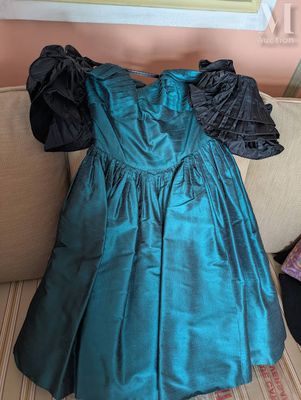 Robe de cocktail en soie sauvage