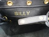 an image of a black purse with a name on it