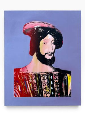 an image of a painting of a man with a beard and a hat
