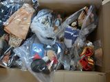 a box full of toys and other items in it