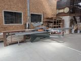 a picture of a building that has a table saw in it