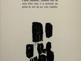 a black and white picture of a book with a poem on it