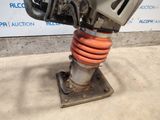 an image of a close up of a motorcycle ' s shock absorbor