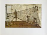 une image représentant un tableau où l'on voit un homme assis sur une chaise dans une pièce