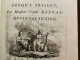 un vieux livre avec l'image d'un homme sur un cheval