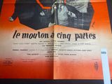 french movie poster for le mouton a cirque parties