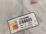 a plastic bag with a sticker on it that has a barcode on it