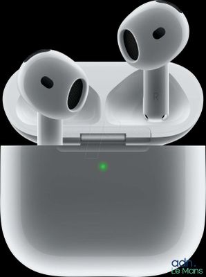 une image montrant une paire d'AirPods rangés dans leur boîtier