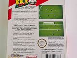 the back of a box with a soccer game inside of it