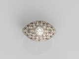 a diamond and white gold ring