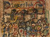 une image représentant un tableau où l'on voit un groupe de personnes en train de jouer à un jeu