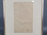an image of a drawing of a nude woman in a gold frame